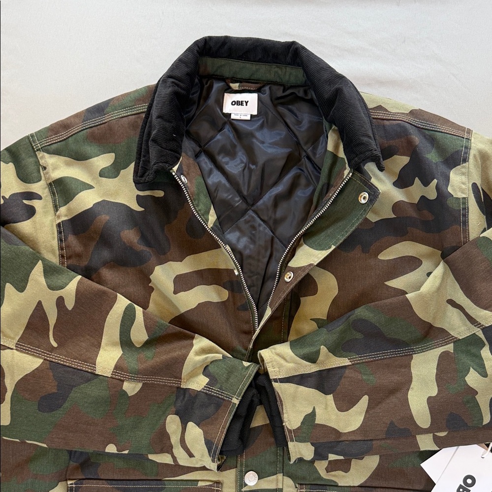 Obey Norton Barn Coat, woodland camo - Picture 11 of 12